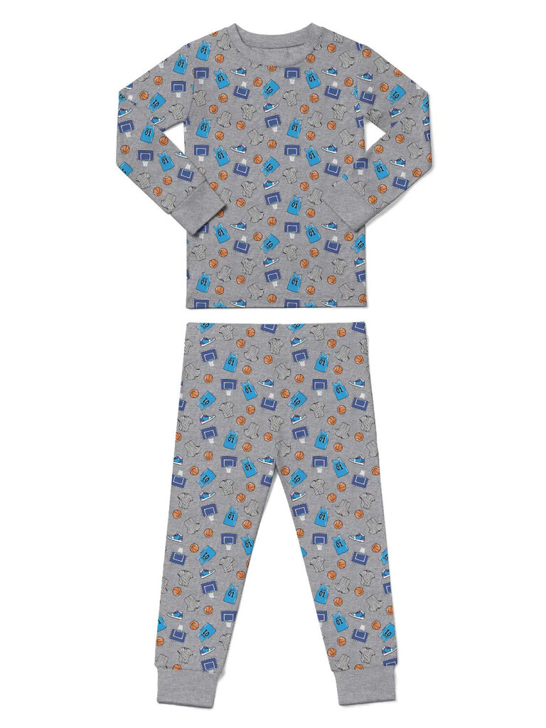 Baby Steps Heather Basketball Pajamas