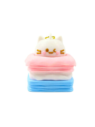 Cat Pastry Fidget Clicker Keychain