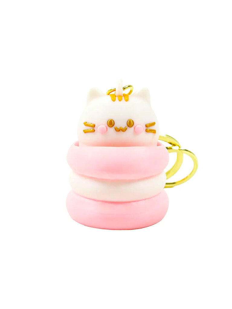 Cat Cake Fidget Clicker Keychain