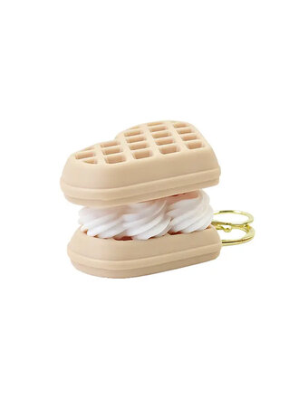 Waffle Fidget Clicker Keychain