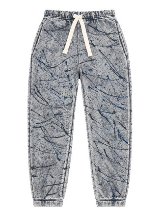 Californian Vintage Dusty Grey Splatter Joggers