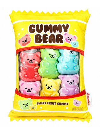Cutie Gummy Bear Packaging Plush