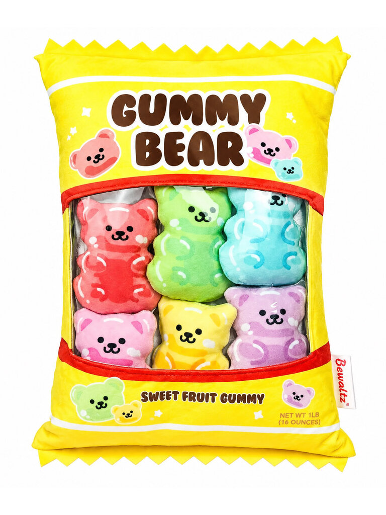 Cutie Gummy Bear Packaging Plush