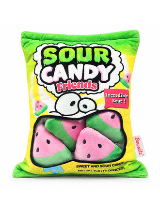 Super Sour Candy Packaging Plush