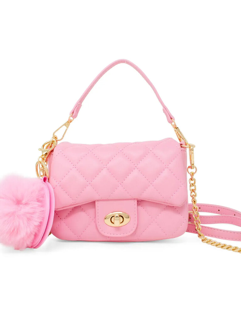 Zomi Gems Quilted Puff Flap w/ Mirror