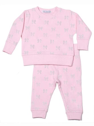 Baby Steps Iridescent Bows French Terry Set