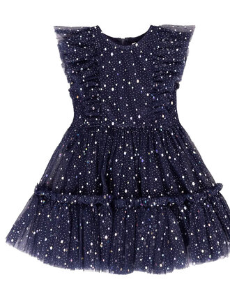 Ivy City Navy Sparkling Stars Dress
