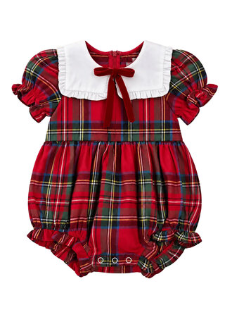 Holiday Plaid Romper