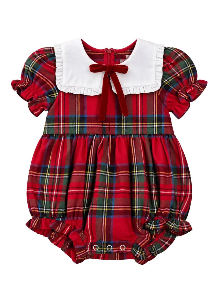 Holiday Plaid Romper
