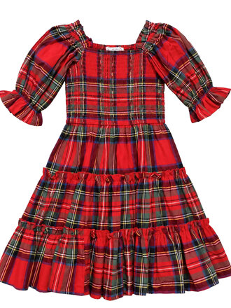 Madeline Holiday Plaid Dress