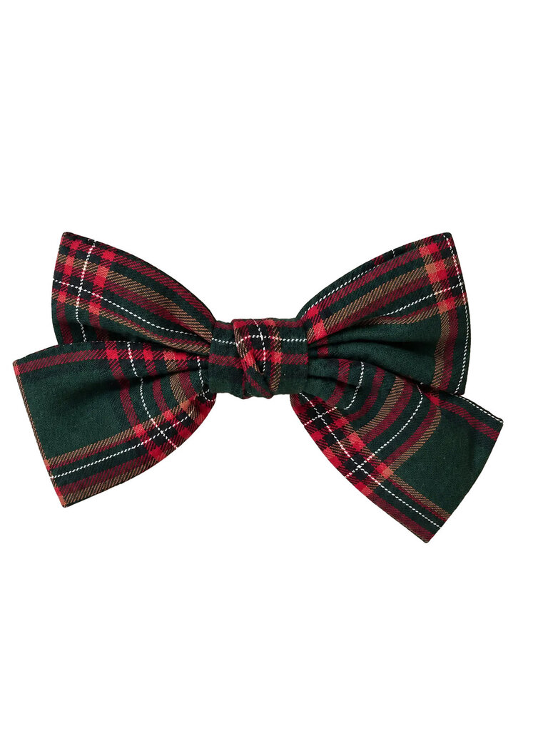 Evergreen Plaid Bow