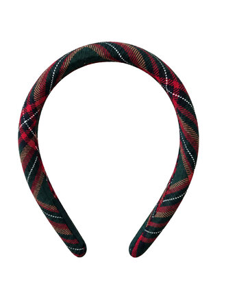 Evergreen Plaid Headband