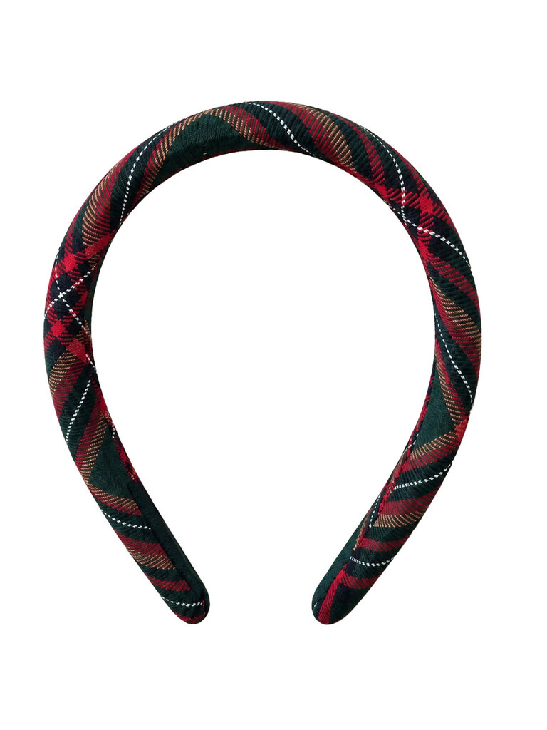 Evergreen Plaid Headband