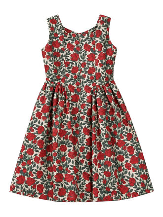 Red Roses Teen Dress