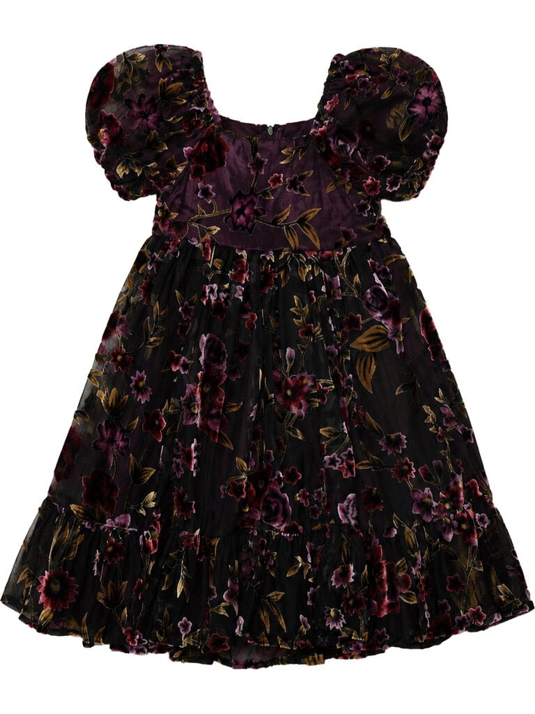 Violet Dusk Burnout Dress