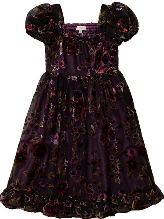 Ivy City Teen Violet Dusk Burnout Dress