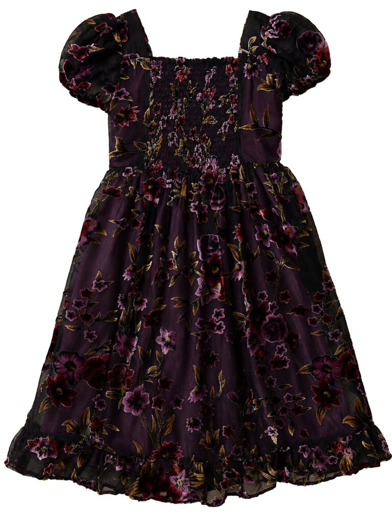 Teen Violet Dusk Burnout Dress