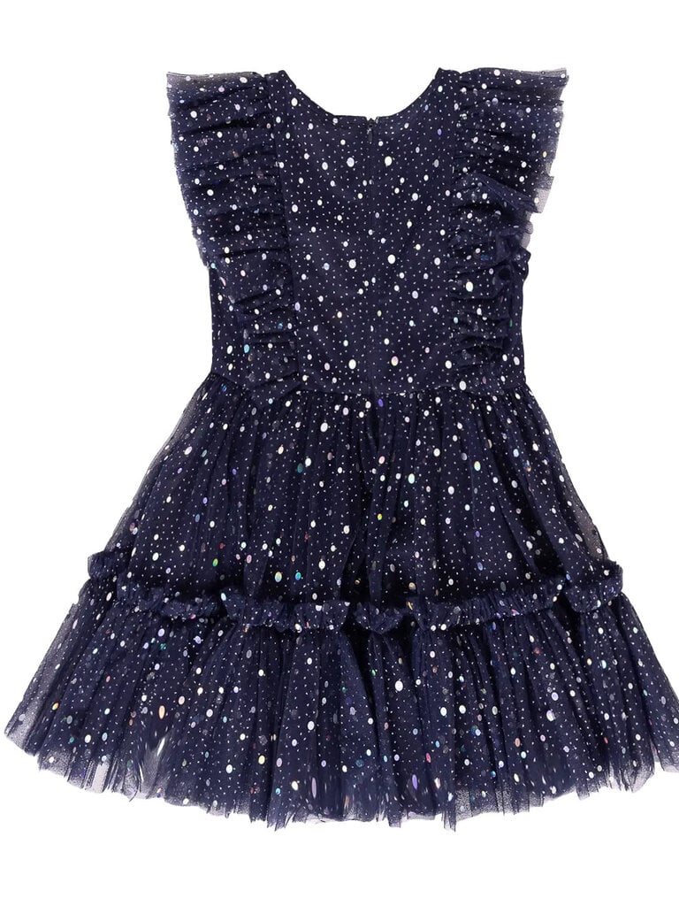 Navy Sparkling Stars Dress