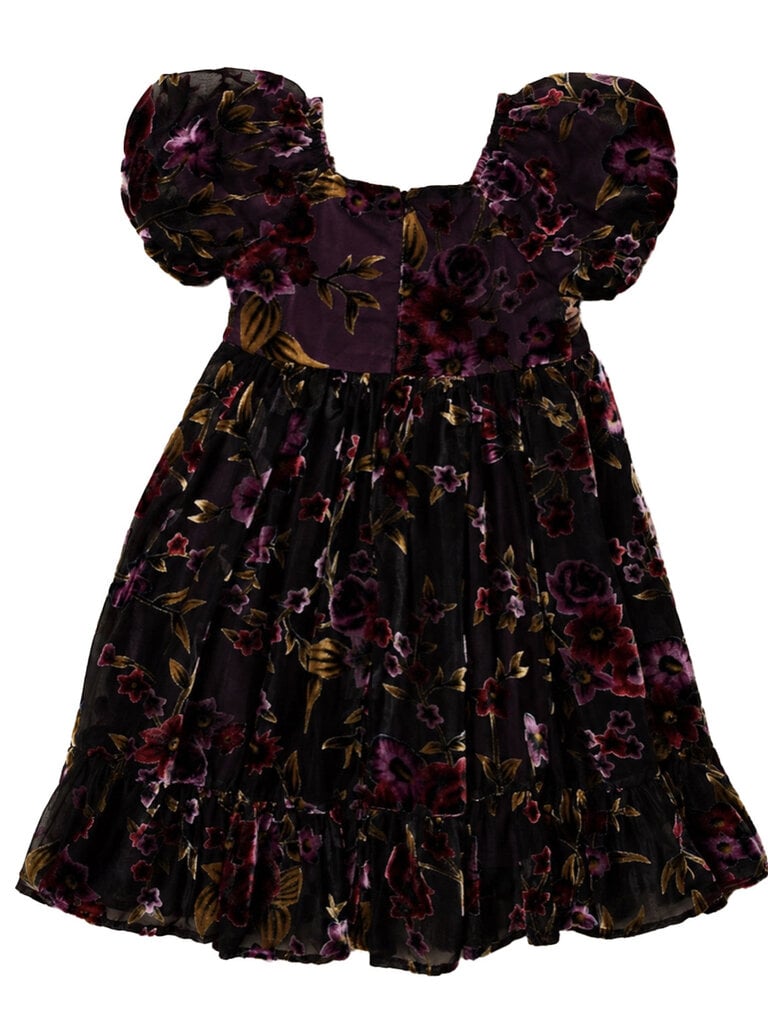 Violet Dusk Burnout Dress