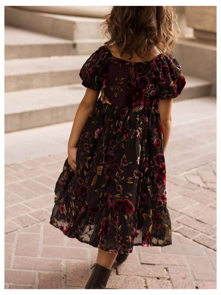 Violet Dusk Burnout Dress