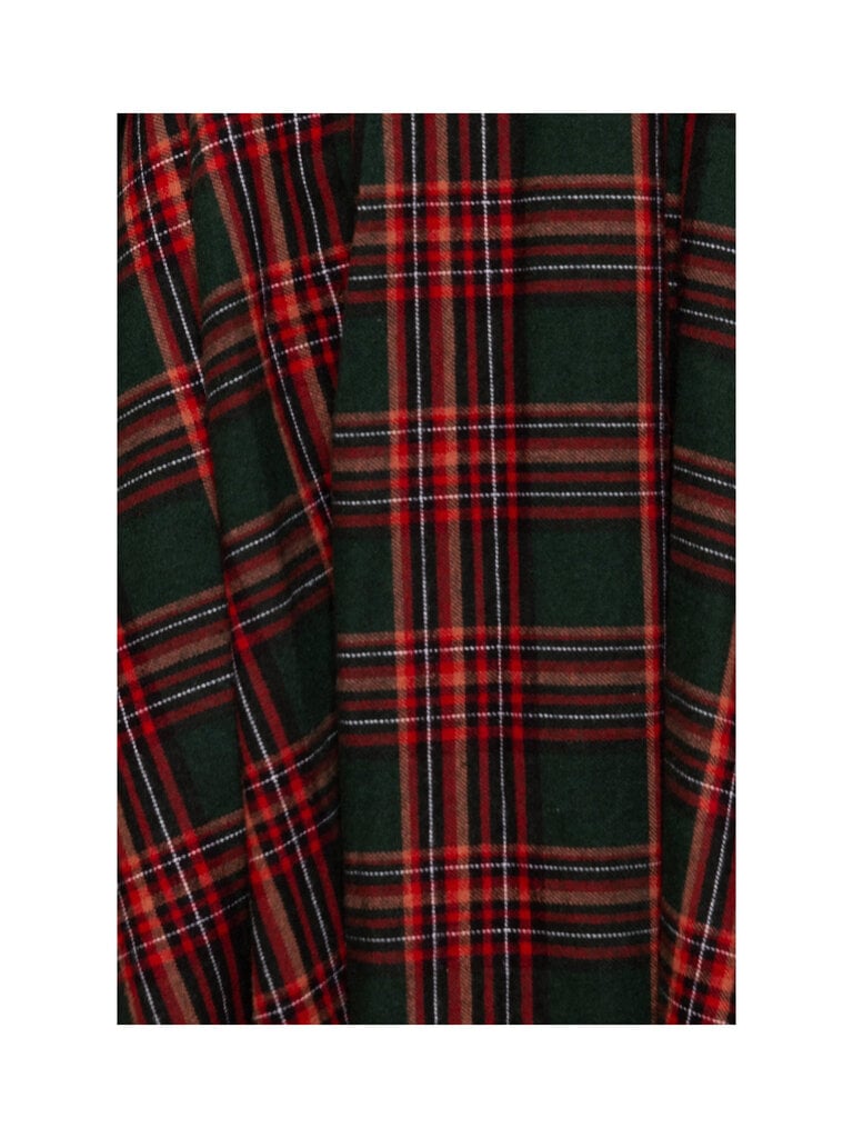 Evergreen Plaid Dress