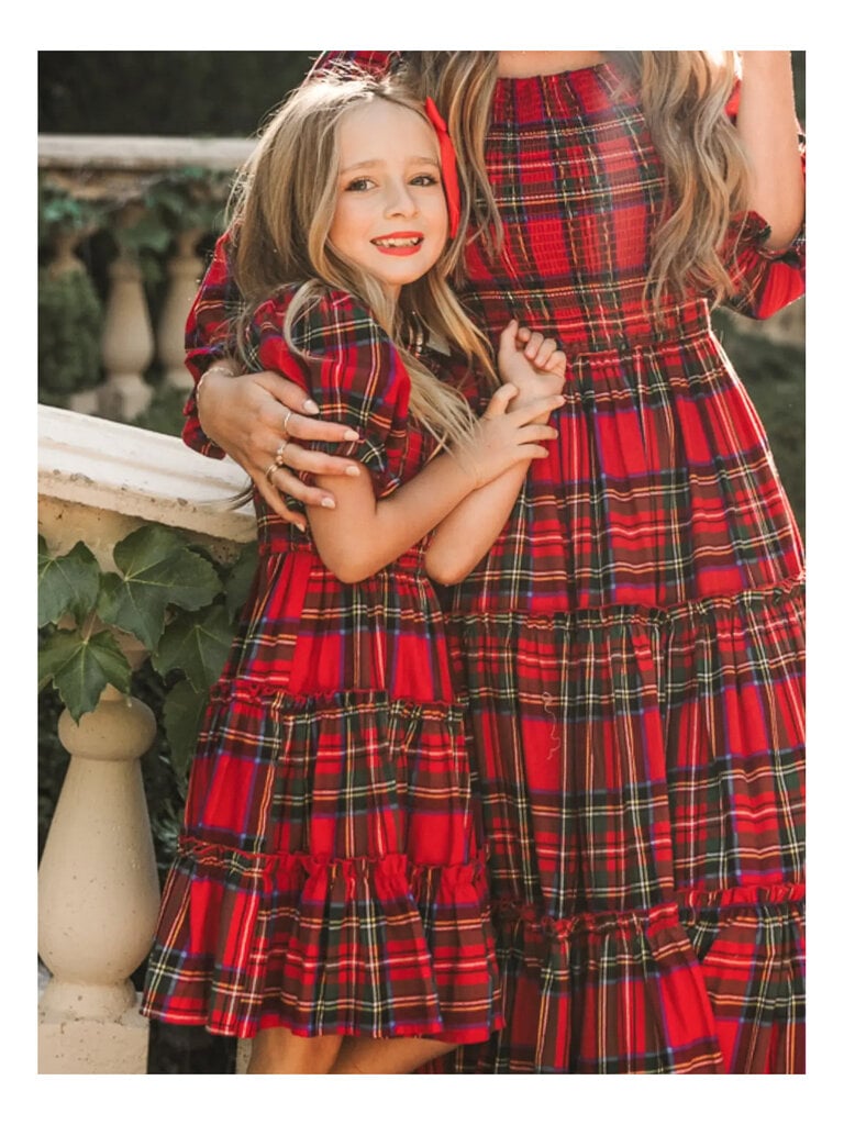 Madeline Holiday Plaid Dress