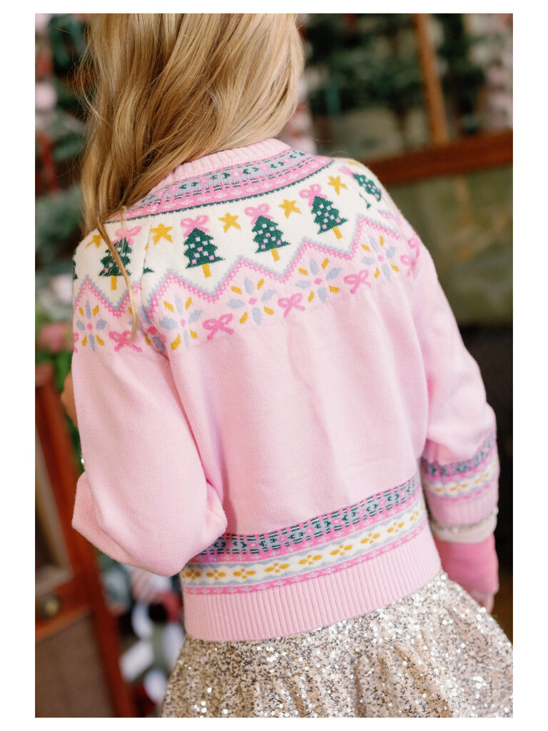 Pink Fair Isle Sweater