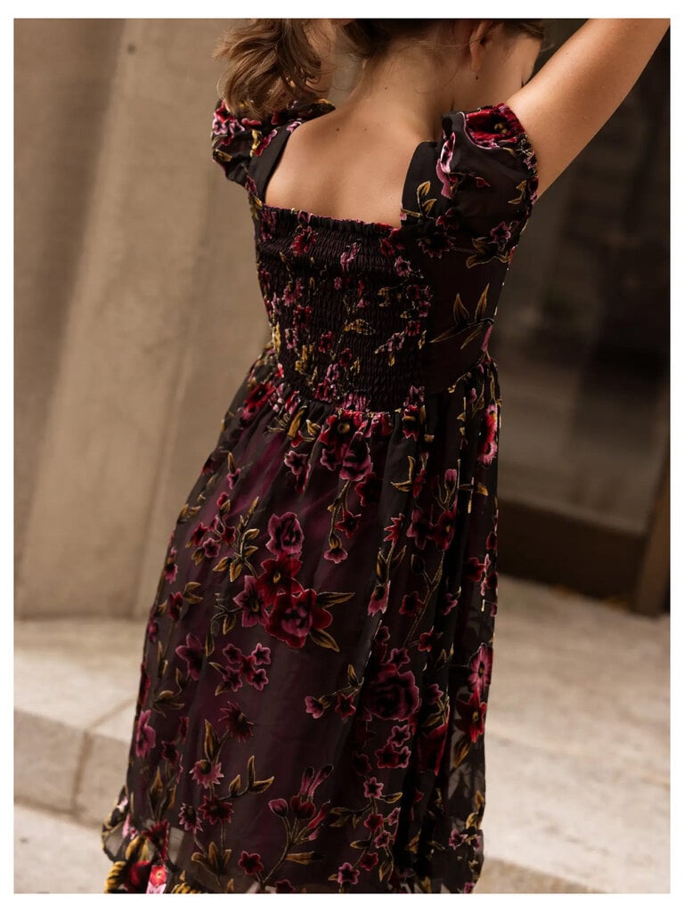 Teen Violet Dusk Burnout Dress