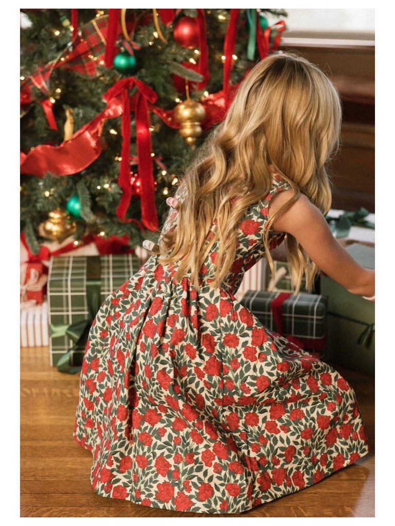Red Roses Teen Dress