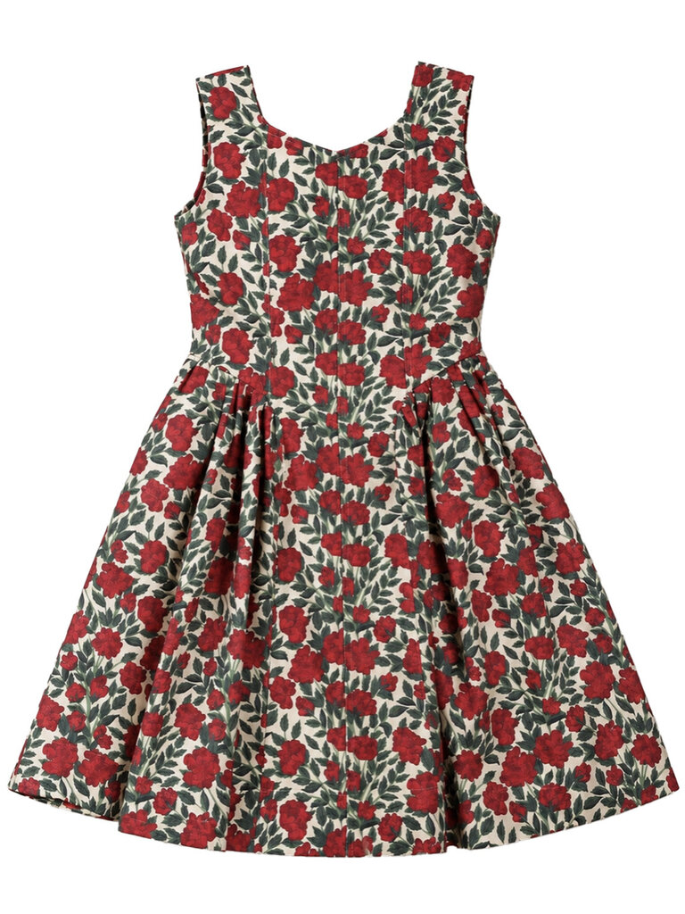 Red Roses Teen Dress