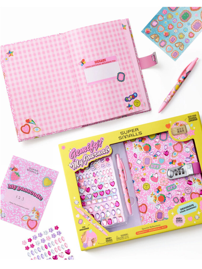 Super Smalls Sparkle Reflections Gemify Journal Kit