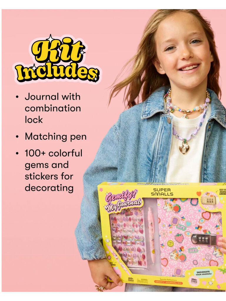 Super Smalls Sparkle Reflections Gemify Journal Kit