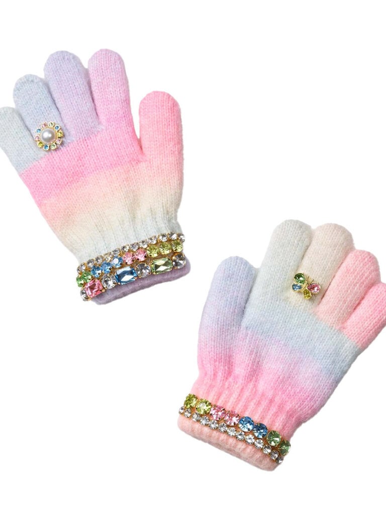 Super Smalls Pastel Rainbow Gloves