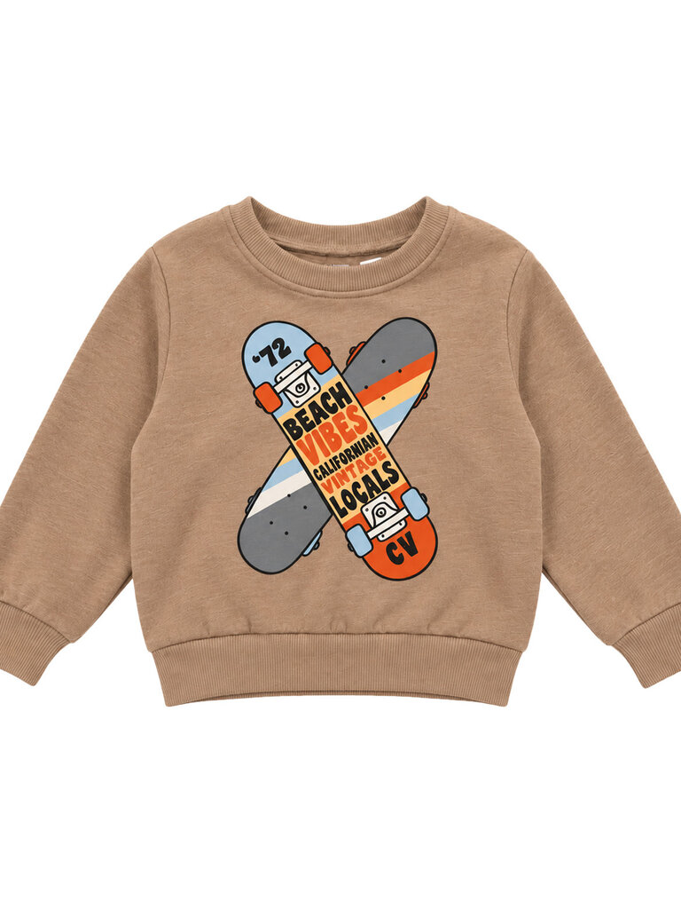 Californian Vintage Baby Caramel Skate Sweatshirt