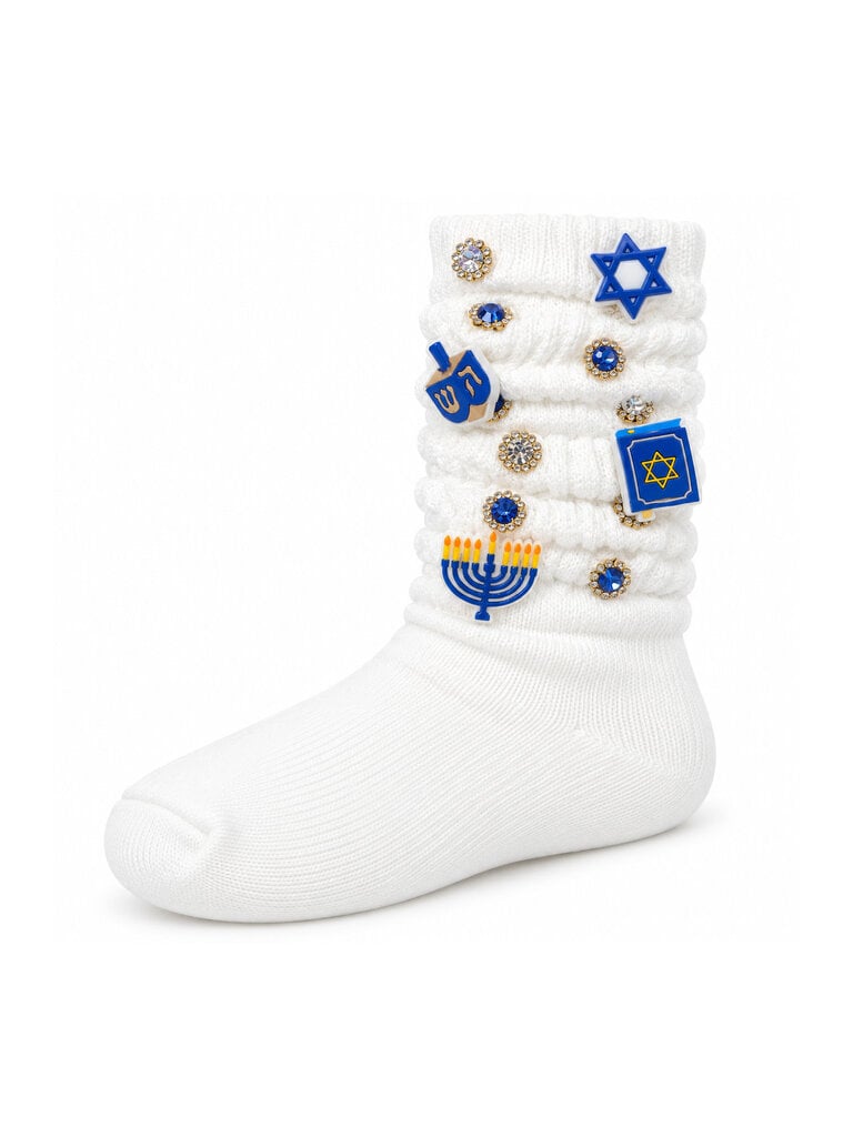 Bari Lynn Hanukkah Charm Socks