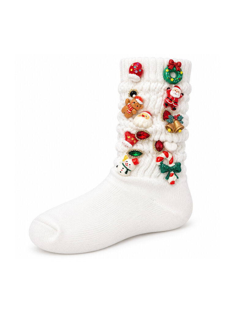 Bari Lynn Christmas Charm Socks
