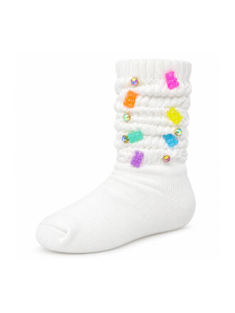 Bari Lynn Gummy Bears Charm Socks