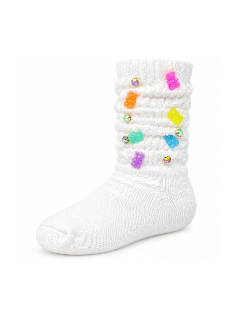 Bari Lynn Gummy Bears Charm Socks