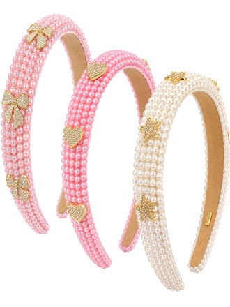 Bari Lynn Pearl Charm Headband