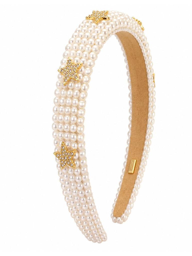 Bari Lynn Pearl Charm Headband