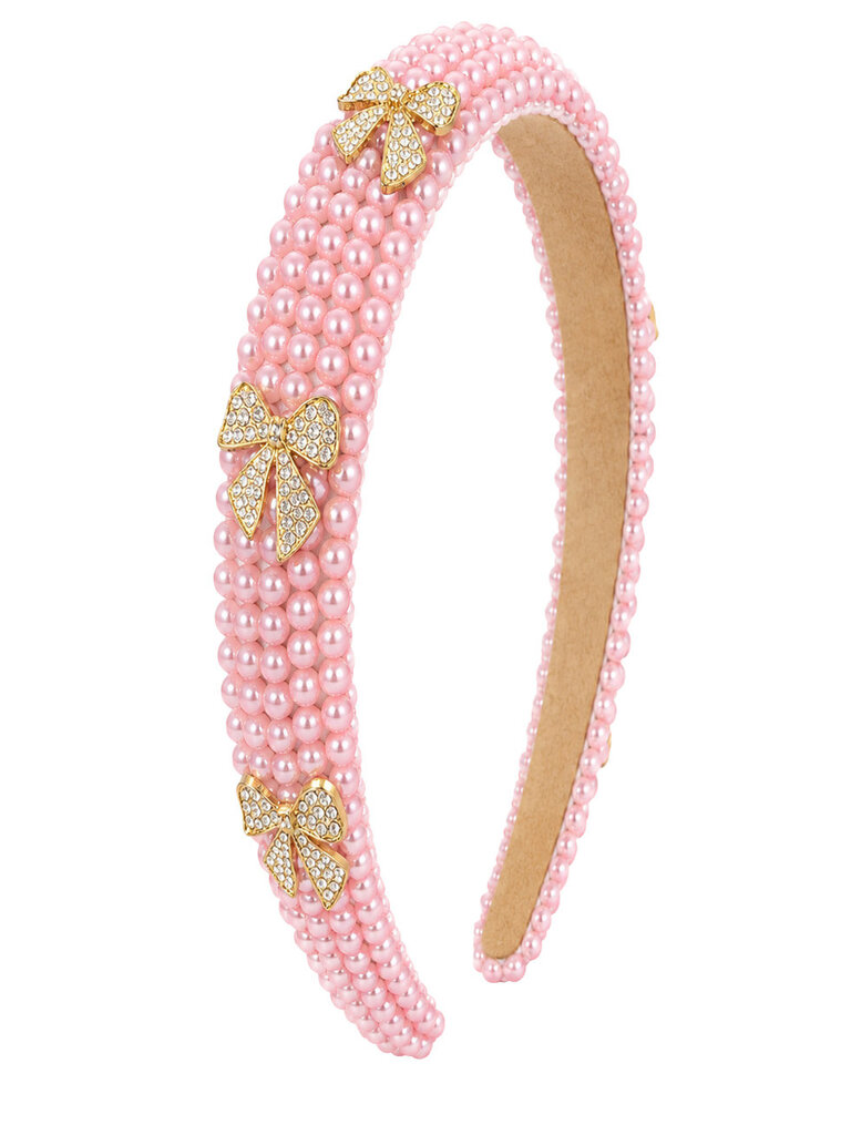 Bari Lynn Pearl Charm Headband