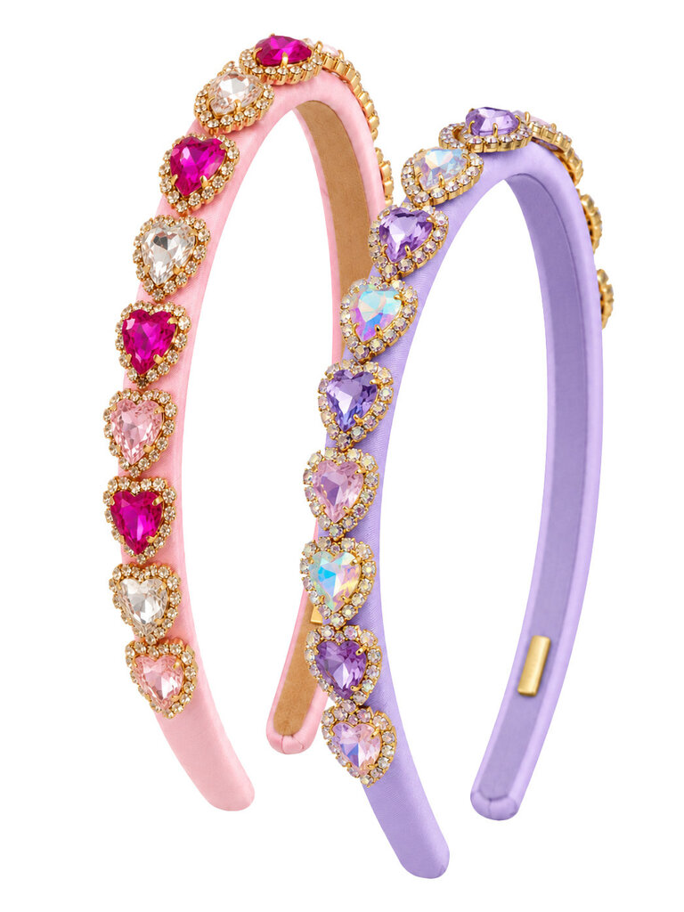 Bari Lynn Jeweled Heart Headband