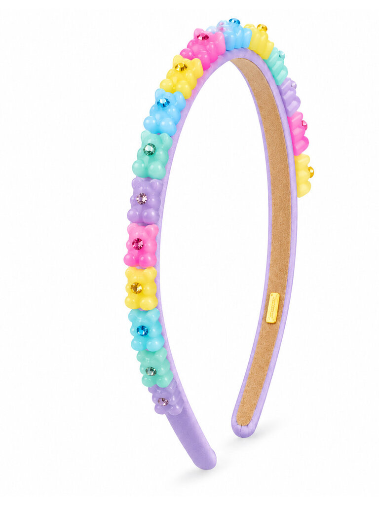 Bari Lynn Satin Gummy Bear Headband