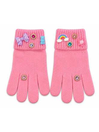 Bari Lynn Pink Charm Gloves