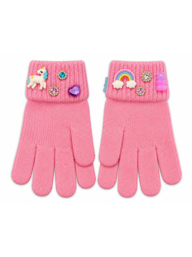 Bari Lynn Pink Charm Gloves
