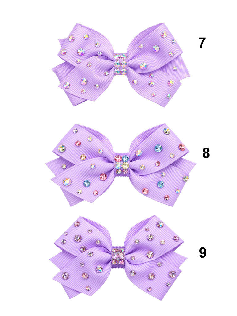 Bari Lynn Rhinestone Grosgrain Bow