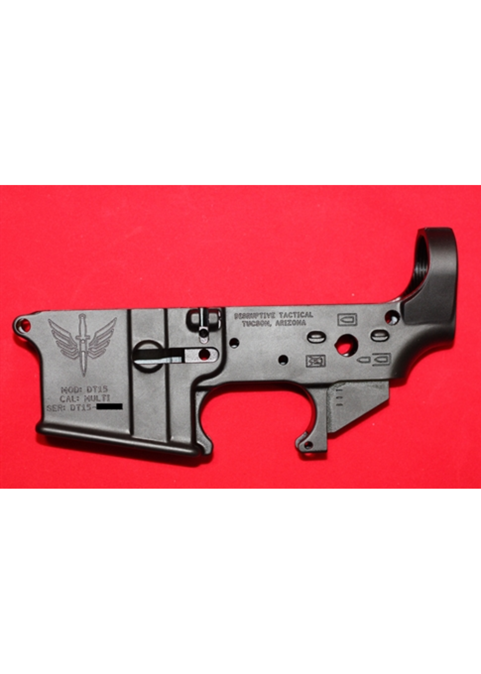 Disruptive Tactical DT15 STRIPPED LOWER RECEIVER