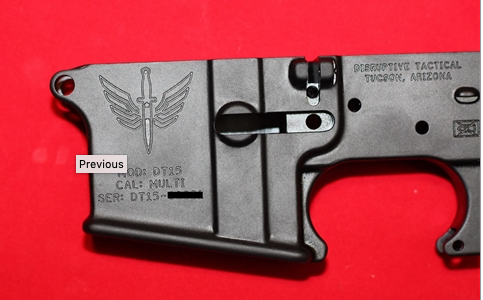 Disruptive Tactical DT15 STRIPPED LOWER RECEIVER