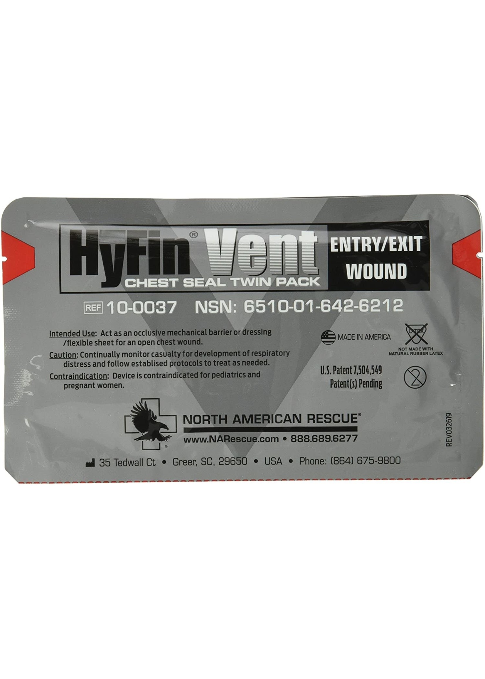 NORTH AMERICAN RESCUE North American Rescue Hyfin Vent Chest Seal 1