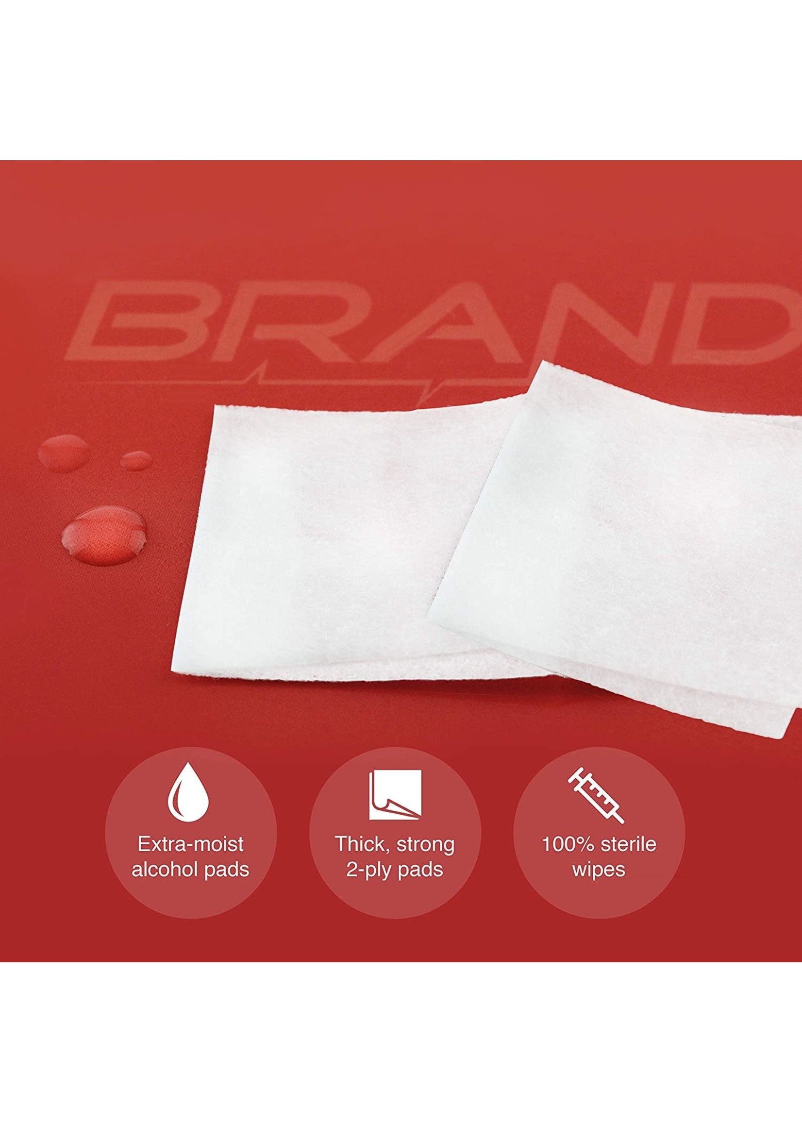 BRANDZIG Alcohol Prep Pads 2 PACK